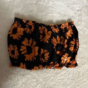 Sunflower Tube Top